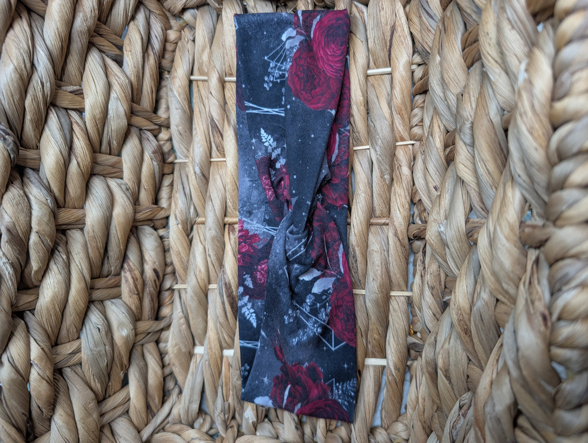 Bandeau motifs 13. Pivoines rouges