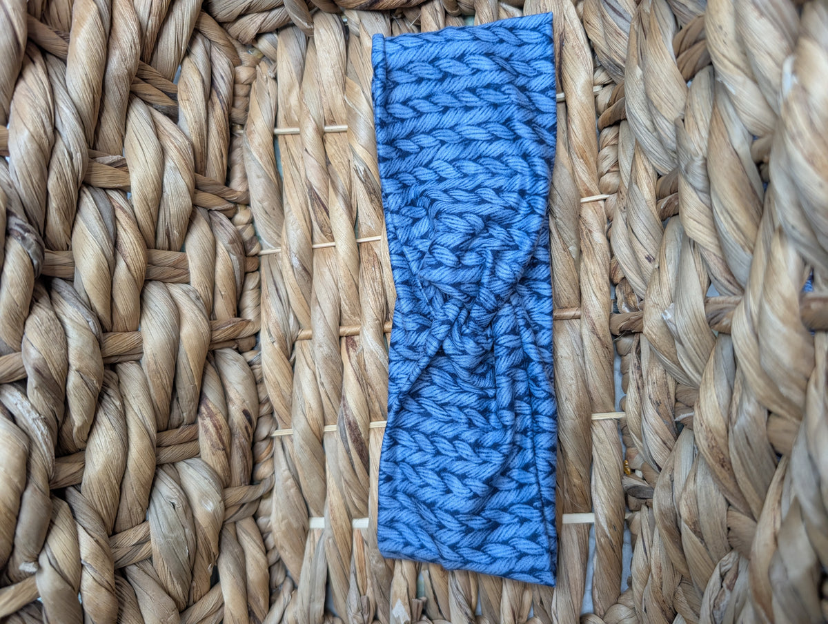 Bandeau motifs 10. Laine grise