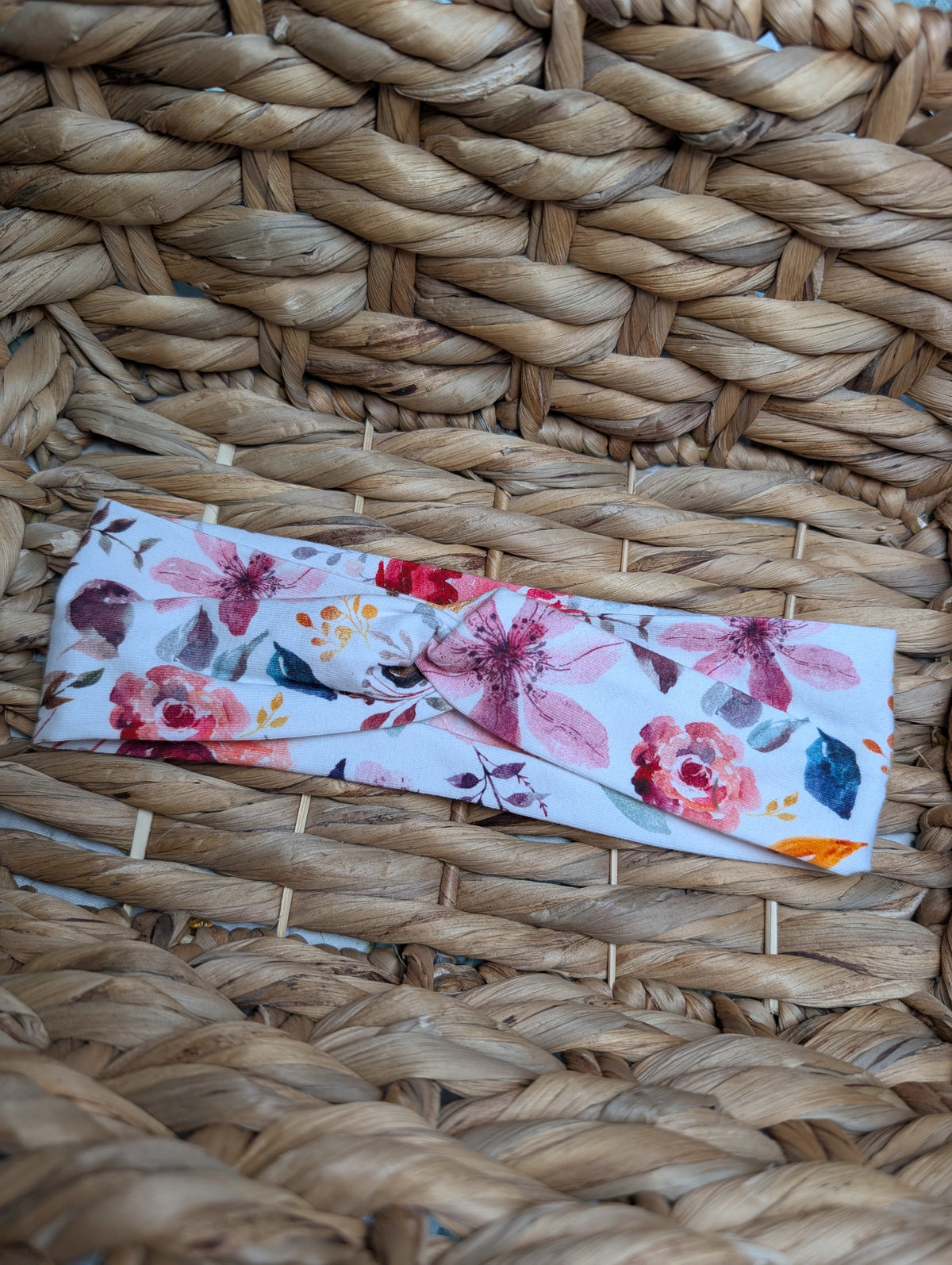 Bandeau motifs 42 fleur aquarelle pastel fond blanc