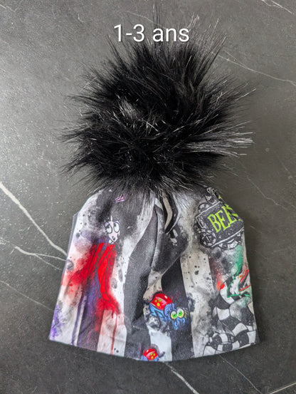 Tuque à motif Beetlejuice