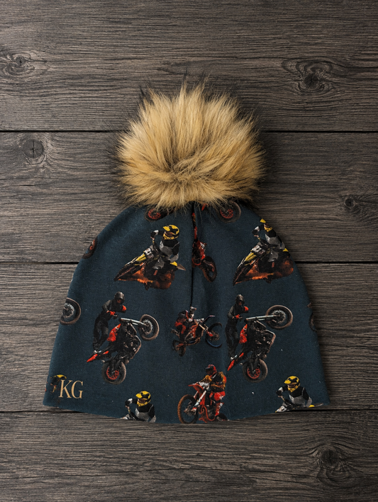 Tuque à motif Motocross