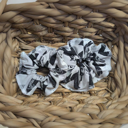 Scrunchi Country Triangles Gris