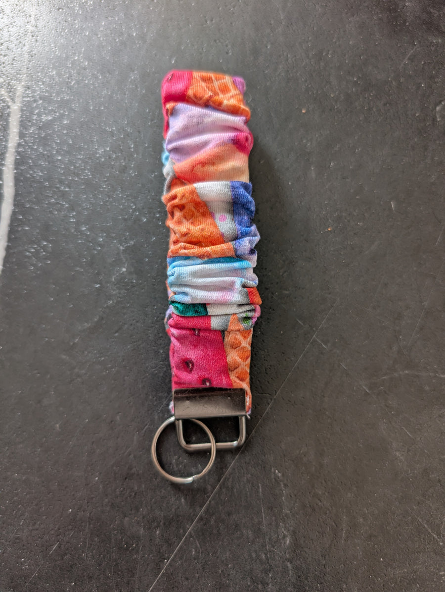 Porte clé bracelet Cornet Melon
