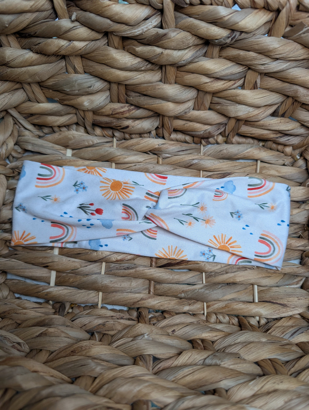 Bandeau motifs 45 arc-en-ciel d'été