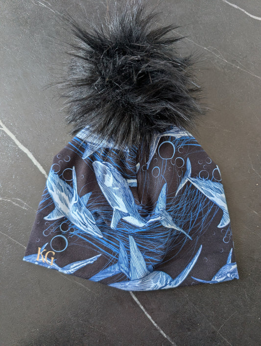 Tuque à motif Grands requins