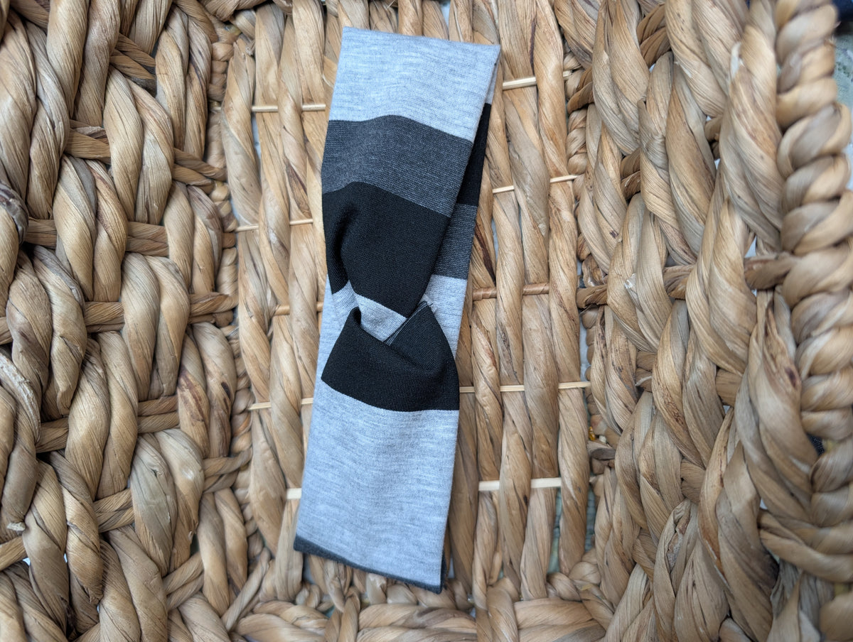 Bandeaux Motif 2. Gris &.noir