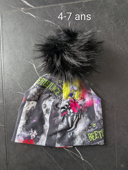 Tuque à motif Beetlejuice